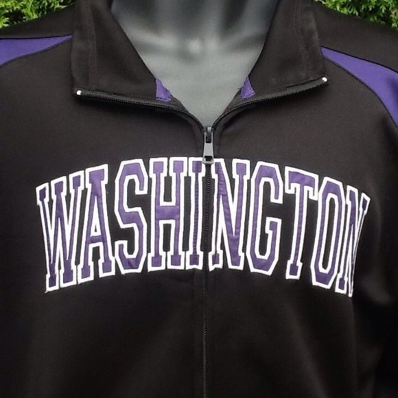 Men's University of Washington, UW, Black Jacket - Picture 2 of 7